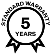 5-YEARS-STANDARD-WARRANTY-ICON