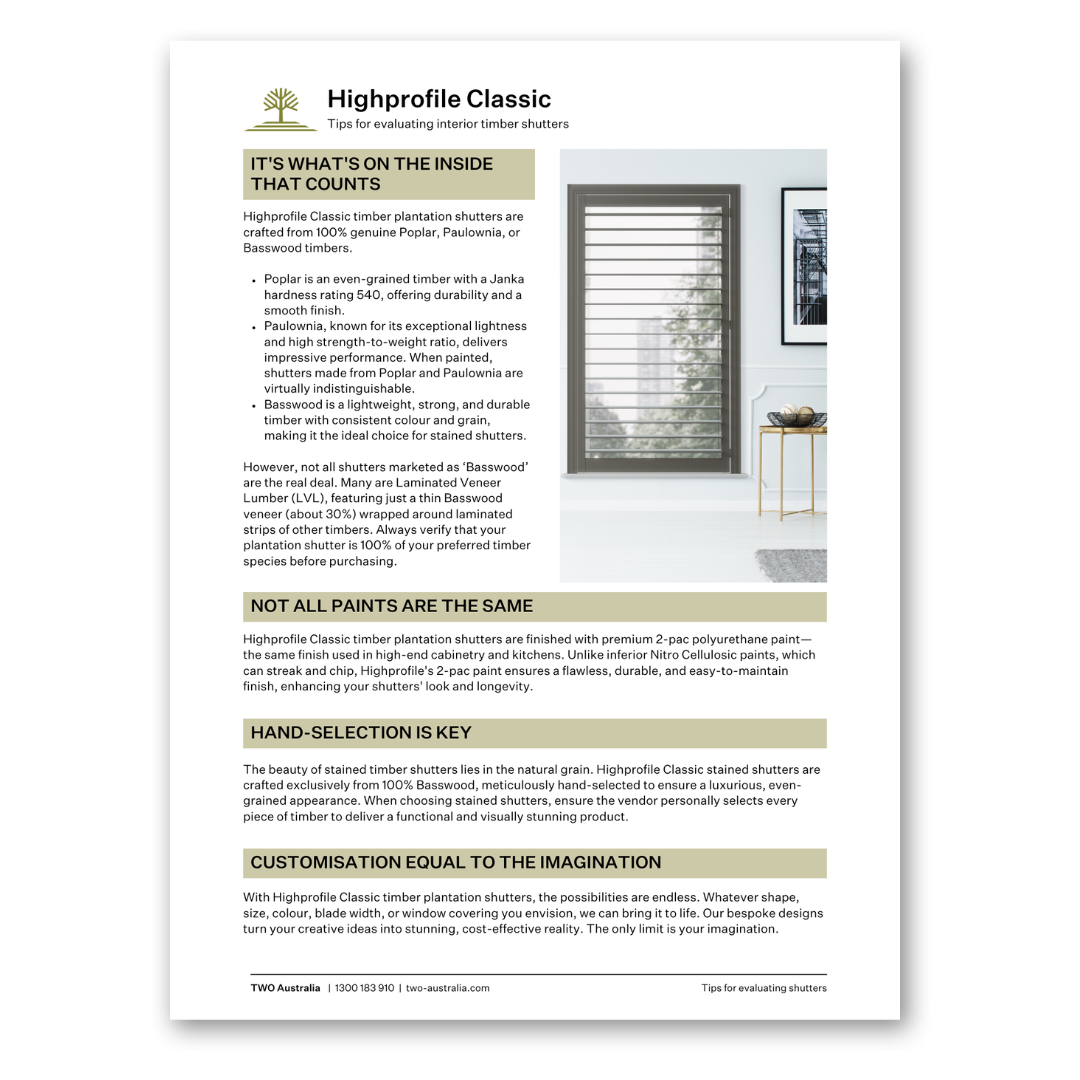 Highprofile Brochures