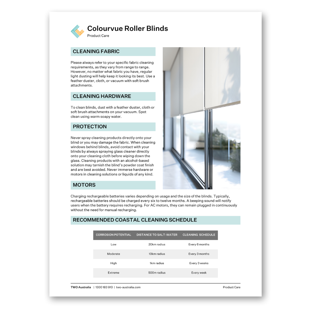 colourvue roller blind cover
