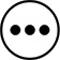 Icon with three black horizontal dots inside a black circle on white background